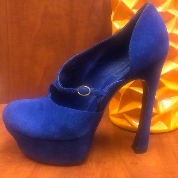 Yves Saint Laurent Suede Pumps - Size 37 - Picture 1 of 4
